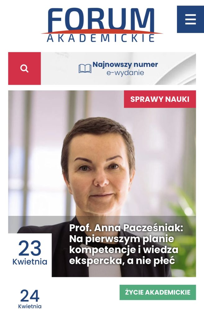 prof. Pacześniak FA