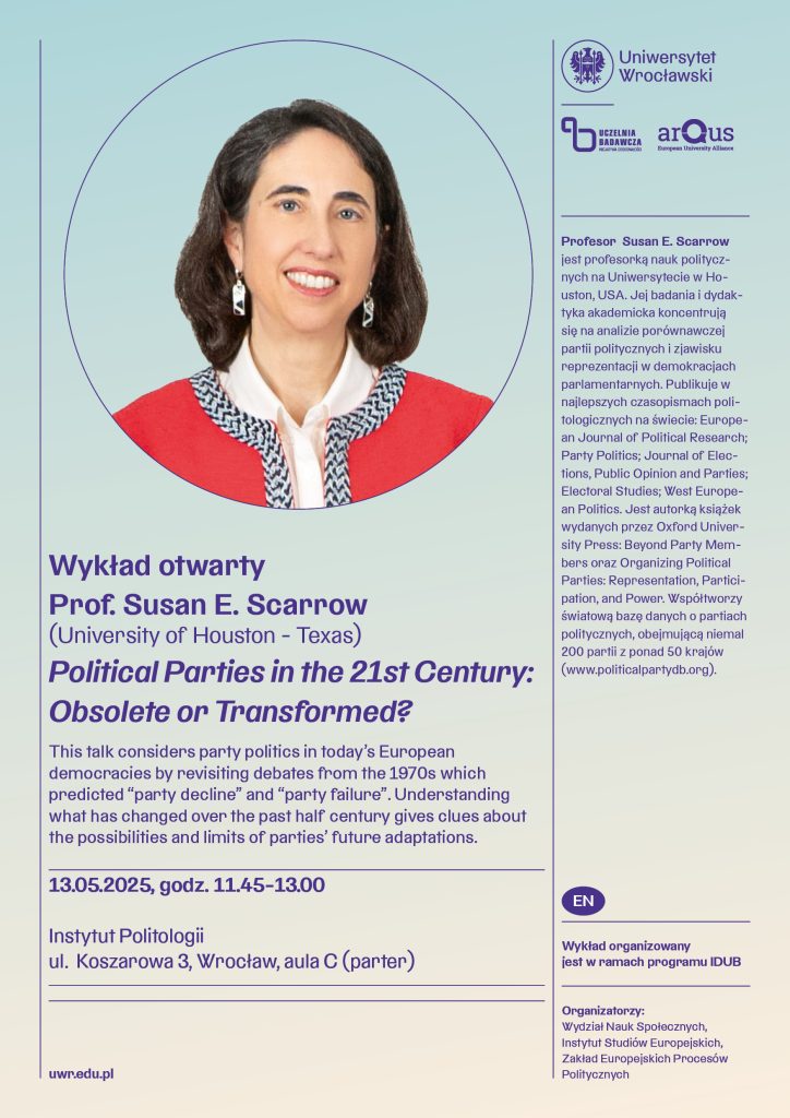 Susan E. Scarrow plakat